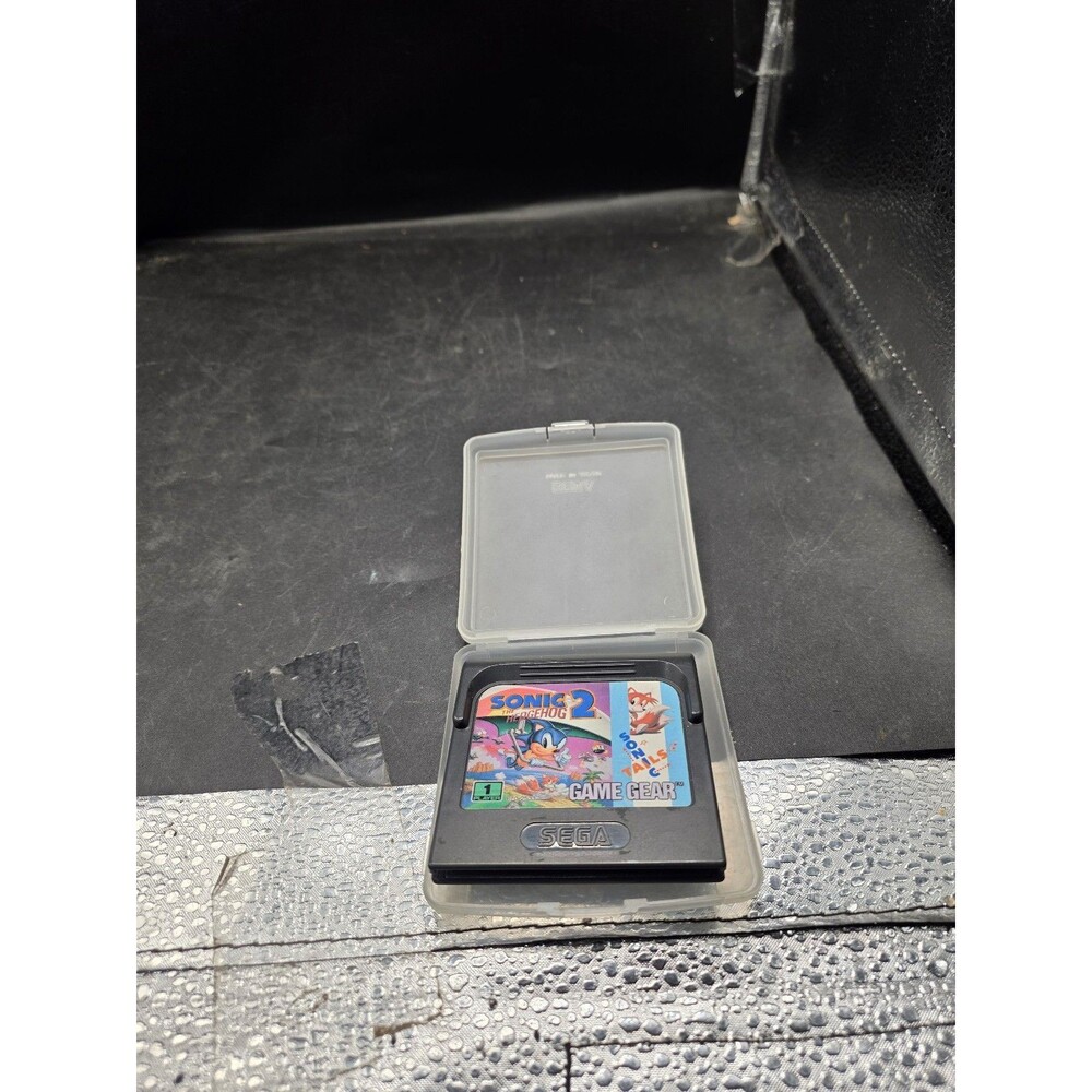 Sonic the Hedgehog 2 SEGA Game Gear Cartridge w/ Original Protective Case